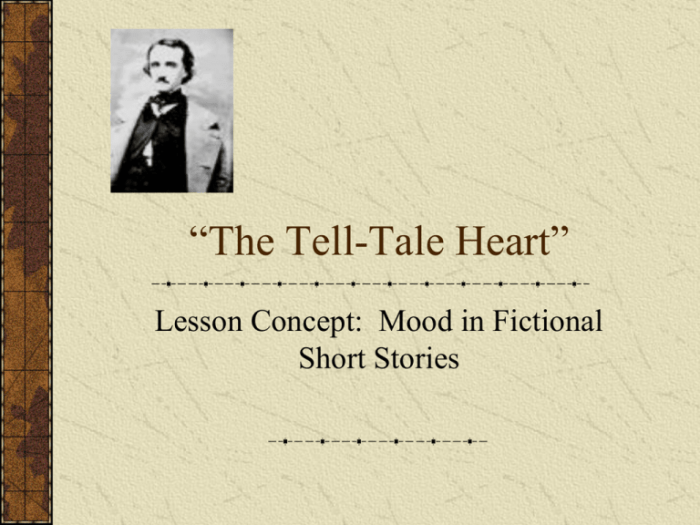 The tell tale heart annotated