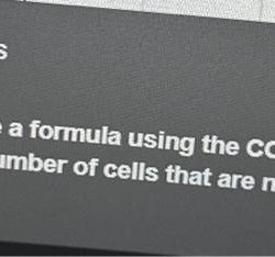 In cell h26 create a formula