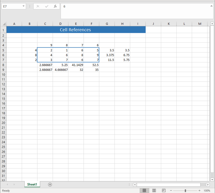 Cell formula h5