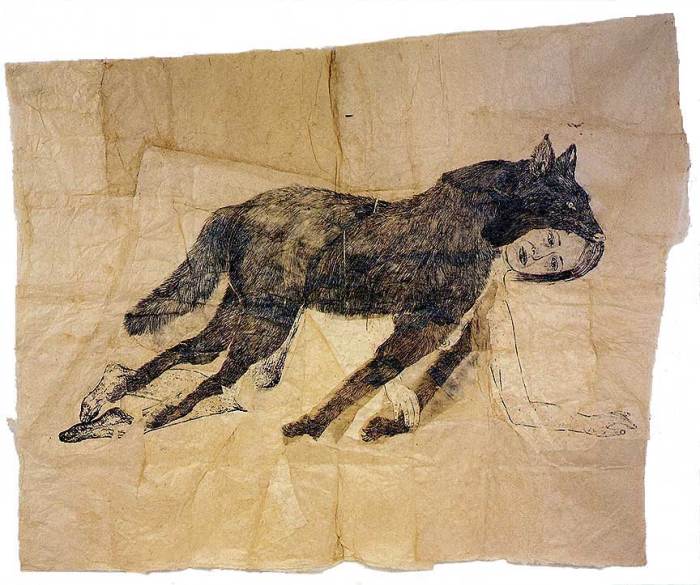 Lying with the wolf kiki smith